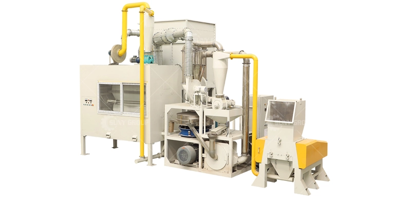 Capacitors recycling machine