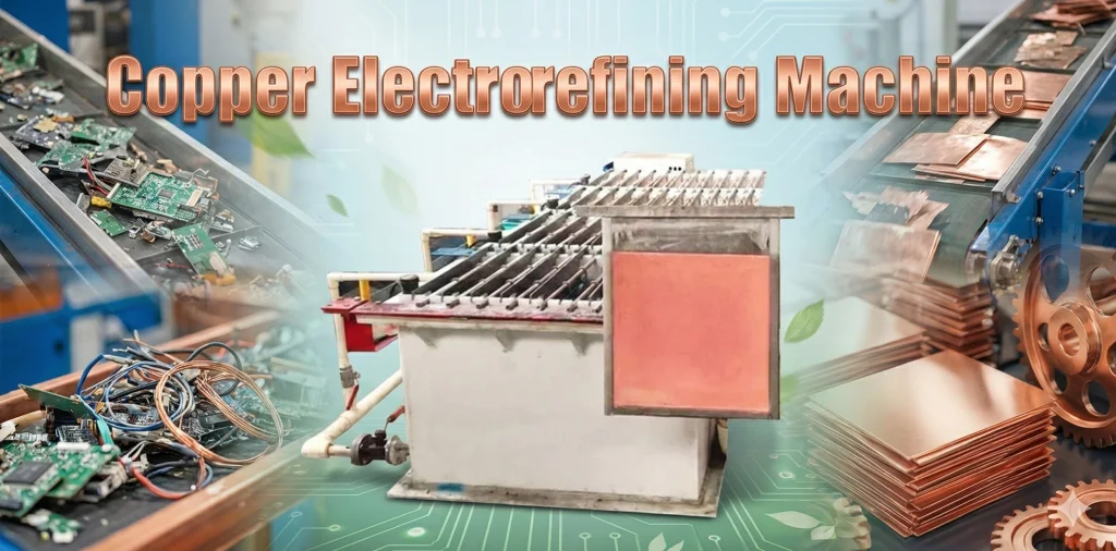 Copper electrolysis machine main