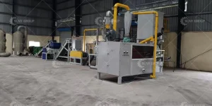 What is a high-efficiency PCB crushing and sorting line?