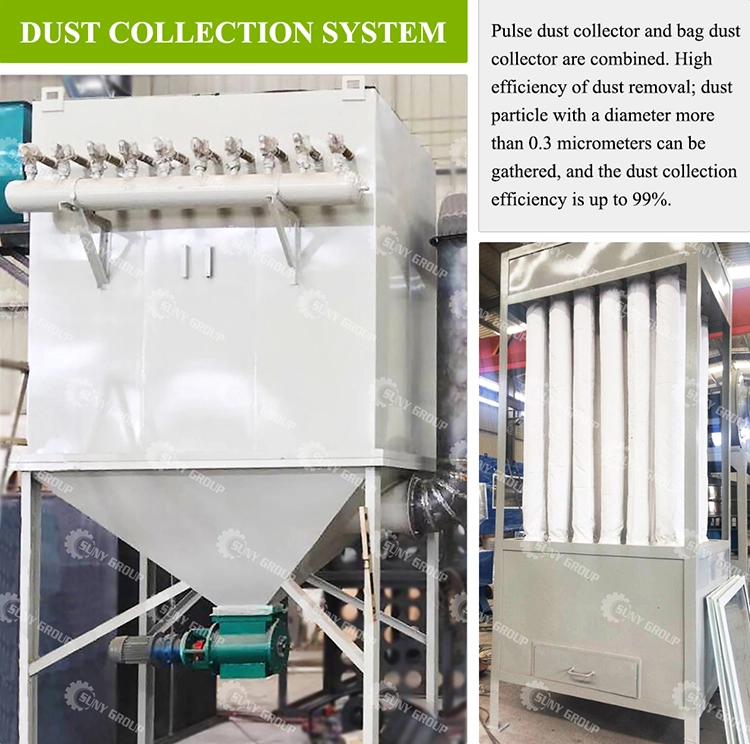 Motherboard crushing and separating Line Features three