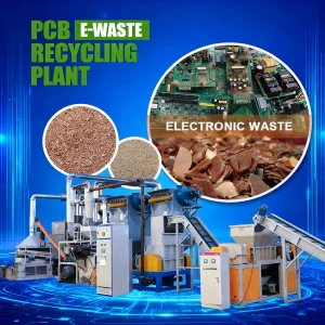 How does a circuit board crushing and sorting line work?