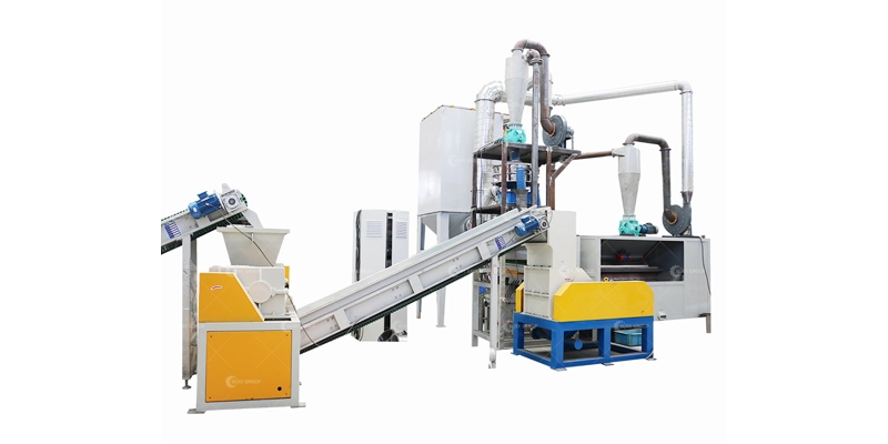 Mother board crushing and separating Line