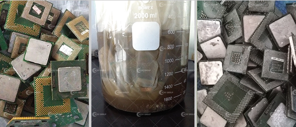 Precious metals separating and refining plant features one