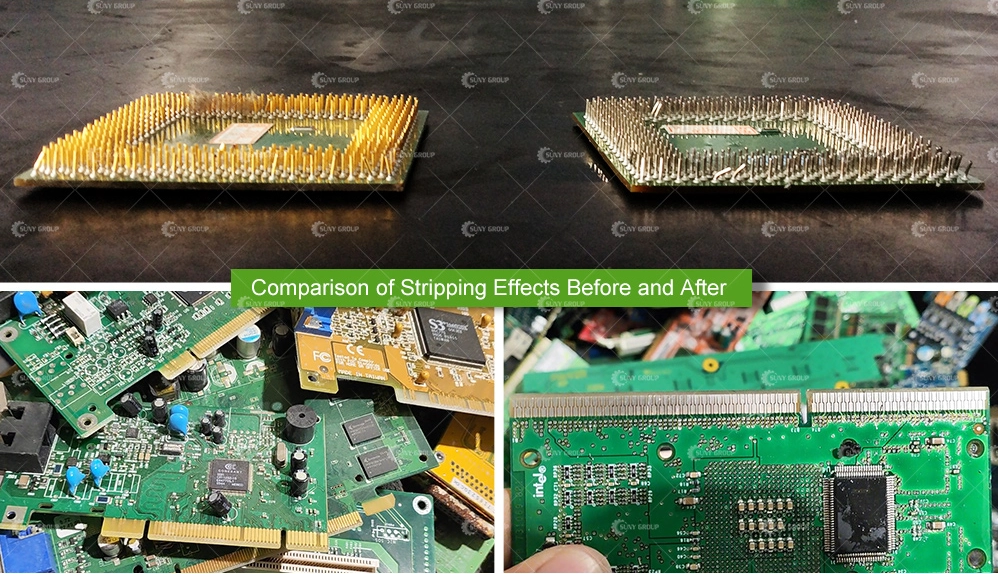 Precious metals separating and refining plant features one