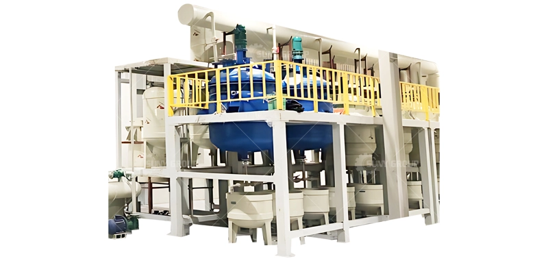 Precious metals separating and refining plant