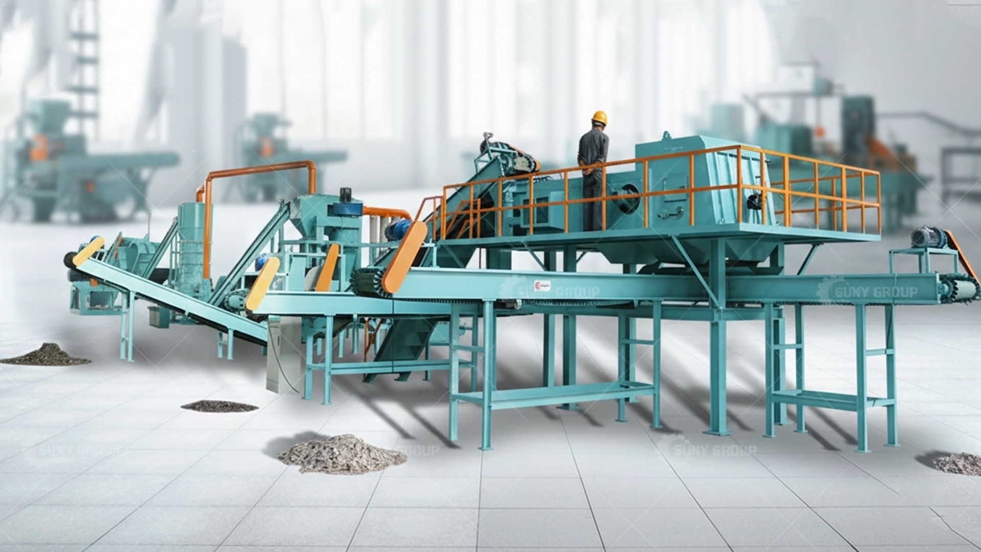 Professional waste home appliance recycling line
