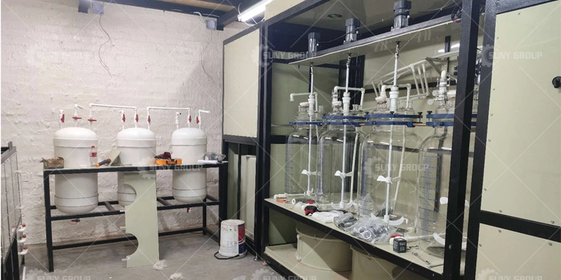 South African circuit board dismantling, crushing, and stripping equipment site3