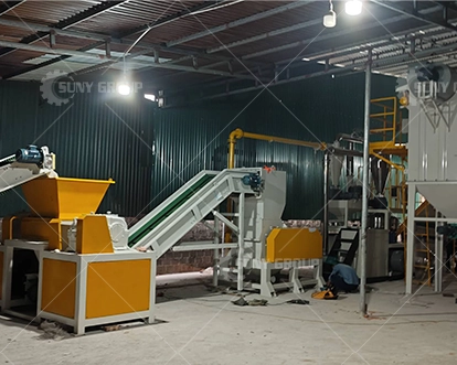 Vietnam circuit board recycling line site