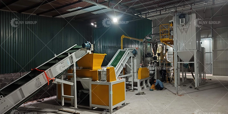 Vietnam circuit board recycling line site