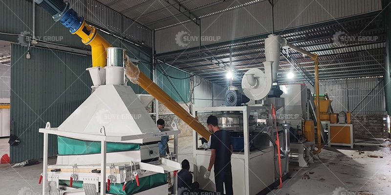 Vietnam circuit board recycling line site4