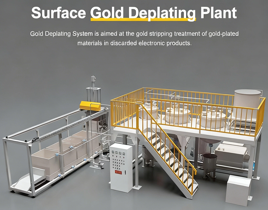 gold stripping machine main