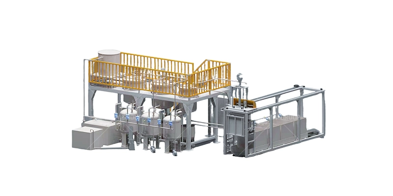 Gold stripping machine