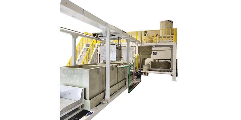 Gold stripping machine