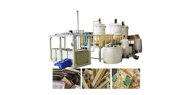 Gold stripping machine