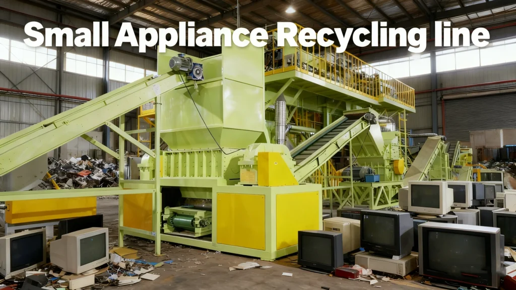 small home application recycling line detail