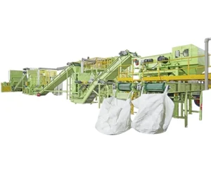 Waste TV/computer etc small appliance recycling line